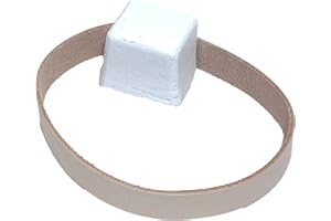 TAMROD HOLDINGS LLC 1/2" X 10" Leather Honing & Polishing Strop Belt - Buffing Compound Included (1)