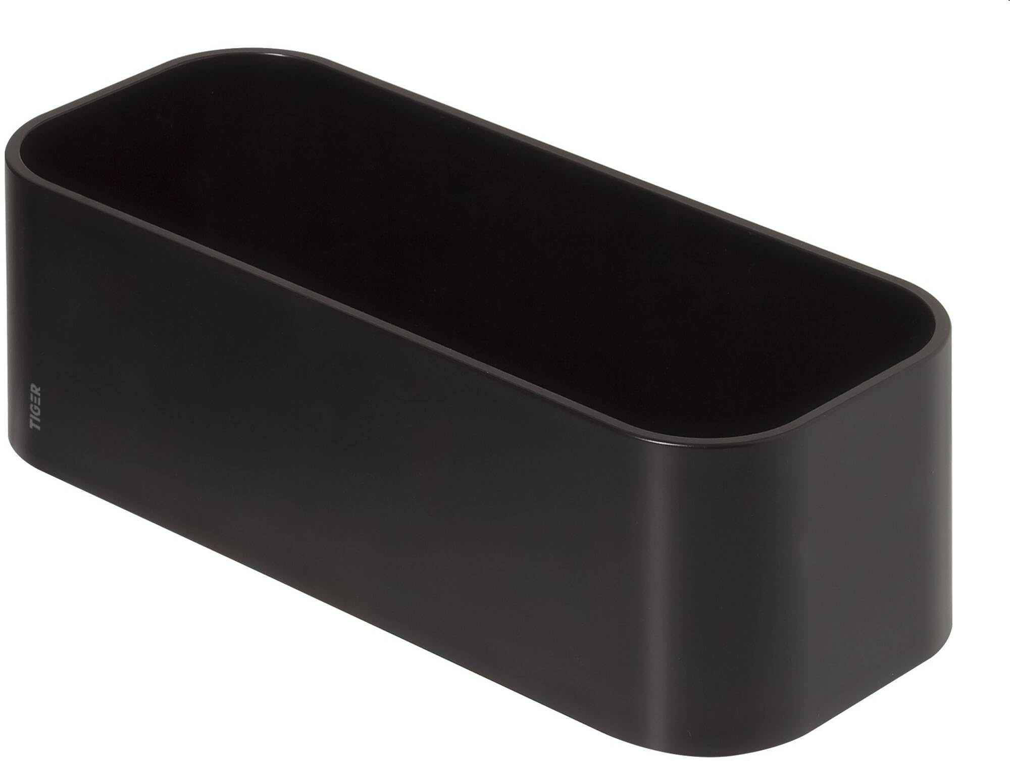 Tiger 2-Store Wall Tray/Shower Basket, ABS, Black