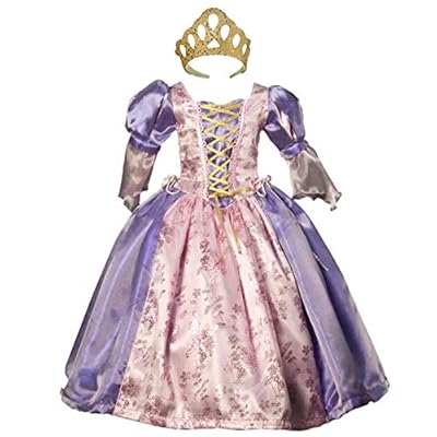 Rapunzel Costume - Princess Dress Up Pretend Play UK | Ubuy