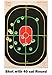 GlowShot Targets 75 Pack - 7x11 Oval Splatter Target