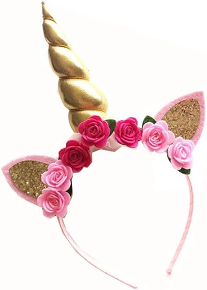 Cosanter Fete Licorne Serre Tete Mignon Enfant Bandeau Cheveux Pour Bebe Fille Amazon Fr Cuisine Maison