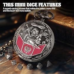Banloga D&D Dice Set,7PCS Metal Dice for Dungeons