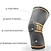 Sports Knee Compression Sleeve(1 pair)-Effective Support for Running ,Jogging,Biking ,Walking, Joint Pain and Arthritis Relief,Faster Injury Recovery