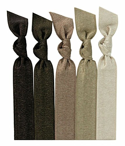 Emi-Jay Hair Tie Collection, Brown Ombre 5 pack