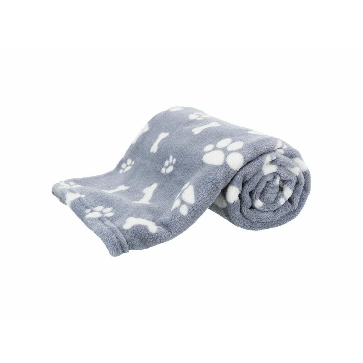 TRIXIE Kenny blanket for dogs, plush, 100 × 75 cm, blue - 37091