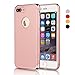 iPhone 7 Plus Case, VANSIN 3 in 1 Ultra Thin and Slim Hard Case Coated Non Slip Matte Surface with Electroplate Frame for Apple iPhone 7 Plus (5.5')(2016) - (Rose Gold)