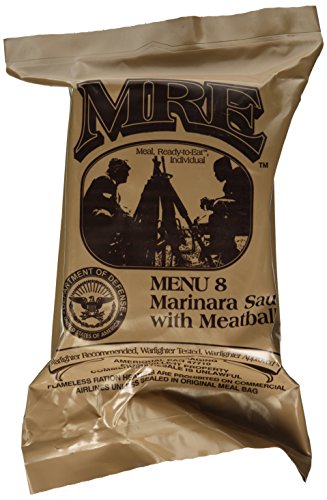Meatballs and Marinara Sauce MRE Meal - Genuine US Military Surplus Inspection Date 2020 and Up - Thumbnail 2