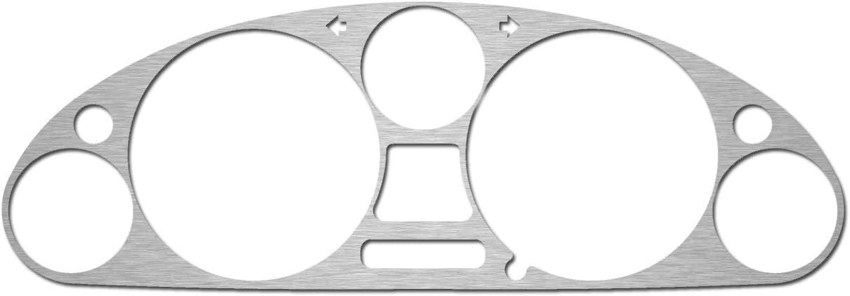 Ferreus Industries Brushed Aluminum Gauge Cluster Dash Bezel Trim fits: 1998-2005 Mazda Miata BZL-286-Aluminum