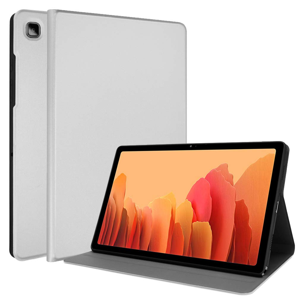 TECHGEAR Smart Case for Samsung Galaxy Tab A7 10.4" 2022/2020 (SM-T500 / T503 / T505 / T509) PU Leather Slim Smart Case Tri-fold Stand Cover with Corner Protection [Auto Wake/Sleep] - Grey
