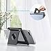 Cell Phone Stand, Foldable Phone Stand, Metal 360° Adjustable Desk Cell Phone Stand Holder Work for Tablet, iPad, Kindle, Phone X/8/8 Plus/7, Galaxy S9/S9 Plus/S8/S7 (Black), Divi