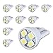 AKOLI 10PCS LED Car Lights Bulb White T10 3528 4-SMD 80 Lumens 194 168 (pack of 10)