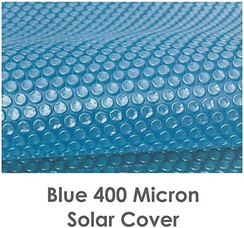 Plastica Blue 400 Micron Pool Solar Cover- 16ft x 32ft Rectangular