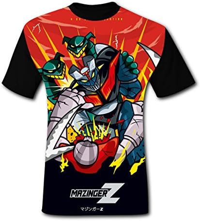 ZeroBNB Mazinger Z Casual T-Shirt Short Sleeve for Mens