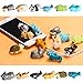 Aitsite 12 Pieces Charger Cable Protector Buddies Animal Cord Protector Saver with Carry Case for iPhone Android Cell Phone Charging Cable