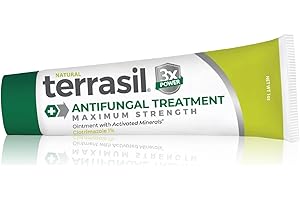 terrasil Clotrimazole Antifungal Cream, Relief for Fungal Yeast Infections, Jock Itch, Athletes Foot, Ringworm for Men & Women, Clinically Proven Treatment of Skin Fungus. FSA-HSA Eligible (1oz)