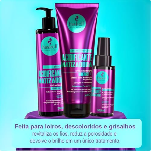 Kit Completo Acidificante Matizador Haskell