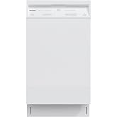 Honeywell 18 Inch Dishwasher with 8 Place settings, 6 Washing Programs, Stainless Steel Tub, Built-In Style, UL/Energy Star- White