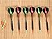 Vopa Professional 17 Grams Soft Tip Darts Set with Plastic Tip, 2 Styles Dart Flights Aluminum Dart Shafts 12 Soft Tip Points for Electronic Dartboard