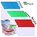 TEENKON 15Pcs Premium Mesh Produce Bags, Reusable Eco-Friendly Bag, Washable Strong, for Fruit, Vegetable, Toys, Grocery, and Supermarket Shopping Storage, 3 Size (12x17-12x14-12x8 inch × 5)