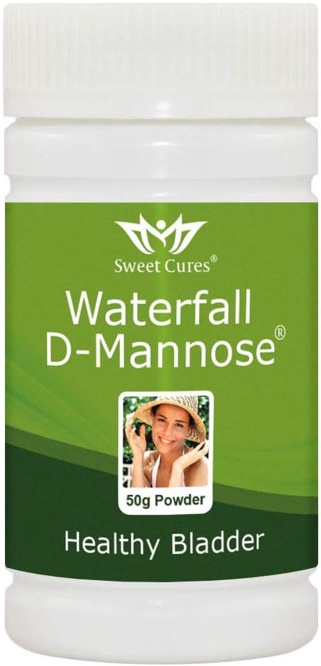 Waterfall D-Mannose Powder, 100% Pure D-Mannose Powder Naturally Sourced from Birch, Not a Blend, Free from Bulking Agent
