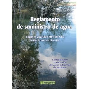 REGLAMENTACIÓN SOBRE SUMINISTRO DE AGUA EN INTERIO (Spanish Edition)