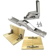 90 Degree Folding Door/Frame Hinge Hidden Bracket (2 Pieces) | Foldable cabinet doors, wardrobe doors, and flip support hinges are used for furniture doors and folding table frames
