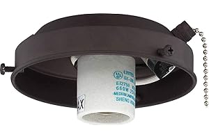 Volume Lighting V0907-79 1-Light Antique Bronze Ceiling Fan Light Kit