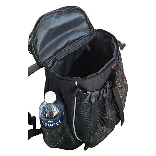 Badass Moto Motorcycle Helmet Backpack. Compact Motorcycle Backpack