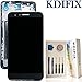 KDIFIX For LG K10 (2017) M250N M250DS MS250 MS250N MS250K X400 K121K K121S / LG K20 plus 2017 TP260 TP260BK VS50 LCD Touch Screen Assembly + Frame with Full Professional Repair Tools kit (BLACK+FRAME)