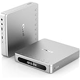 FiiO DM13 Multifunctional Portable Stereo CD Player with Long-Lasting Battery, Supports USB Ripping, Optical/coaxial/3.5mm/4.4mm outputs (Silver Bluetooth)