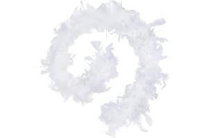 Handy Lidy 2 Pack 25 Grams 47" Long Chandelle Boa Women Turkey Feather Boas