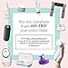 My Life My Shop Digital Body AnalyzerScale- Scale forbody weight, Body Fat, Muscle Mass, Bone Density, Water Weight, 397 Pound Capacity, Gray