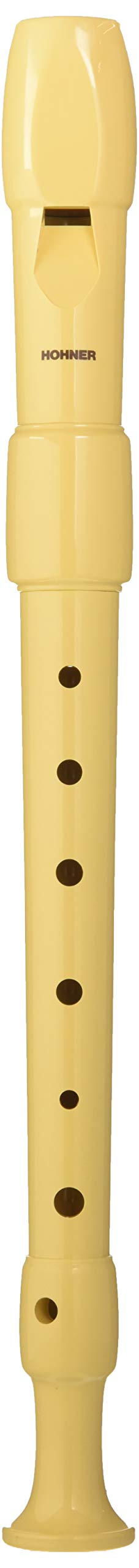 Hohner Wood Recorder, C Key, Modern Style, Polished Finish, Includes Protective Case and Cleaner