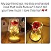Beauty and the Beast Enchanted Rose in a Glass Dome With Necklace and Love Letter Inspired by Disney Collectibles Decor | Everlasting Belle Rose | For Her