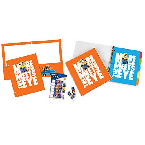 Avery Despicable Me Big Tab Dividers, Minions Expressions, 5-Tab Dividers, 1 Set (11391)