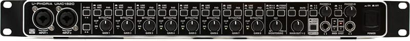 Behringer U-PHORIA UMC1820 USB Audio Interface MIDAS Preamps 18x20 I/O