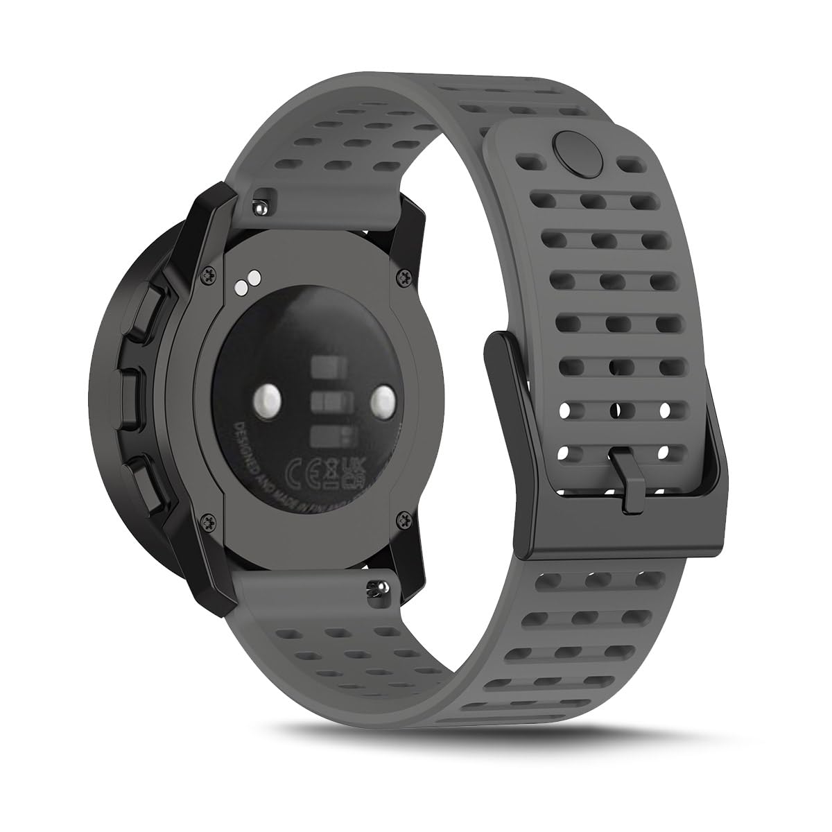 SeaFicco Watchband Compatible for Suunto Vertical, 22MM Silicone Watch Strap Quick Release Band Compatible with Suunto Vertical 2/9 Peak Pro /9 Peak /5 Peak/Race 2 /Race S/Race (Gray)