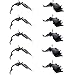 XONOR Set of 10 Halloween Décor Realistic Looking Spooky Hanging Bats for Best Halloween Party Favors and Decoration