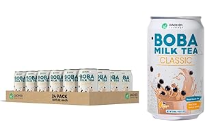 DAOHER BEVERAGE (Pack of 24) DaoHer Classic BOBA || Premium Canned BOBA || Konjac BOBA || No.1 Canned BOBA Brand