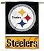 Pittsburgh Steelers Two Sided House Flag
