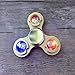 Auwer LED Glowing Fidget Hand Spinner Anti-Stress Finger Spinner Toy Ultra Fast Bearings Durable Stress Reducer EDC Fingertip Gyro For ADD,ADHD,Anxiety,Boredom People(Gold)