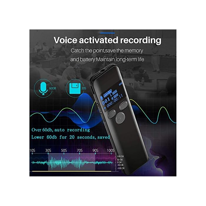 16GB Digital Voice Activated Recorder for Lectures 2019 Aiworth 1160