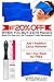 Karmick Hot Cold Eye Mask, Blue, Lavender and Flax Seed Filled