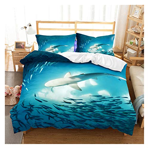 shark bed set twin