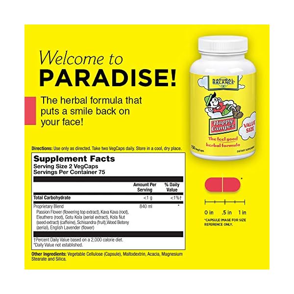 Natural Balance Happy Camper FeelGood Mood Support and Relaxation