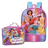 Disney Princess Backpack Combo Set - Disney Princess 2 Piece Backpack School Set