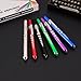 Mini Medical Penlight with Pupil Gauge for Nurses, Hatori A Pack of 3pcs Aluminum Reusable White LED Pen Flashlight (Black/Silver/Green)