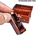 Odoria 1:12 Miniature Vintage Treasure Chest Wine Rack Dollhouse Decoration Accessories