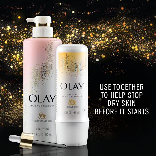 Olay InShower RinseOff Body Conditioner for Dry Skin with B3 and Shea