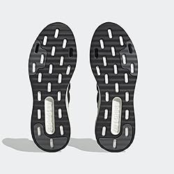 adidas mens X_PLRBOOST Black/Grey/White 9.5
